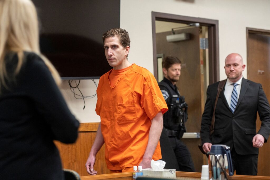 Bryan Kohberger is accused of killing four University of Idaho students in their off-campus home in Moscow, Idaho, in 2022. Zach Wilkinson/Pool/Reuters