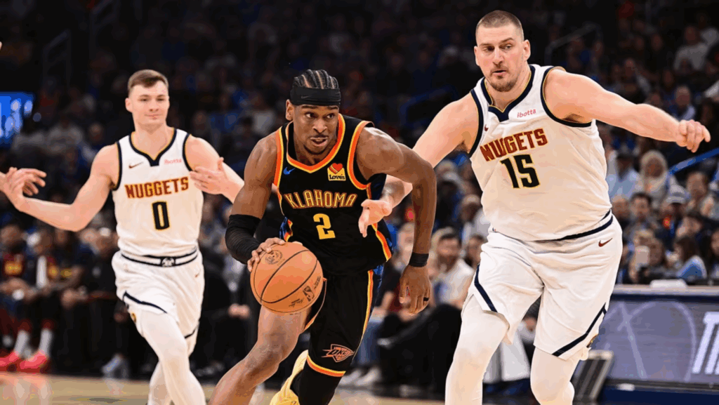 Shai Gilgeous-Alexander got the better of Nikola Jokić and the Denver Nuggets. Joshua Gateley/Getty Images