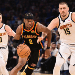 Shai Gilgeous-Alexander got the better of Nikola Jokić and the Denver Nuggets. Joshua Gateley/Getty Images